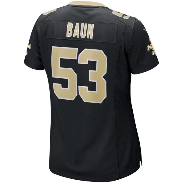 Zack Baun New Orleans Saints Nike Women's Game Jersey - Black - Image 3