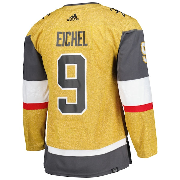 Jack Eichel Vegas Golden Knights adidas Home Primegreen Authentic Player Jersey - Gold - Image 3