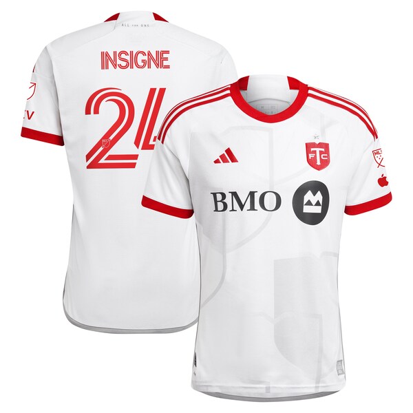 Lorenzo Insigne Toronto FC adidas 2024 GTA Kit Authentic Player Jersey?ยจC White - Image 2