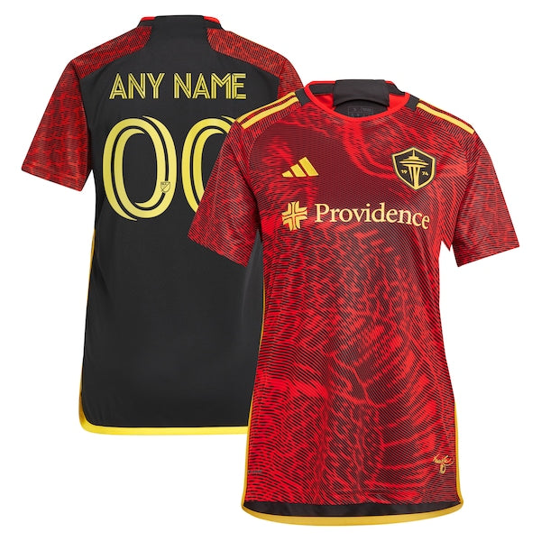 Seattle Sounders FC adidas Women's 2024 The Bruce Lee Kit Replica Custom Jersey?ยจC Red