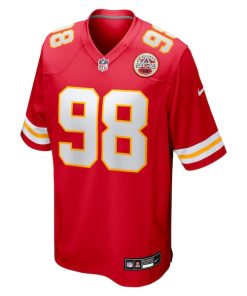 Alternative view of Janarius Robinson Kansas City Chiefs Nike Team Game Jersey -  Red