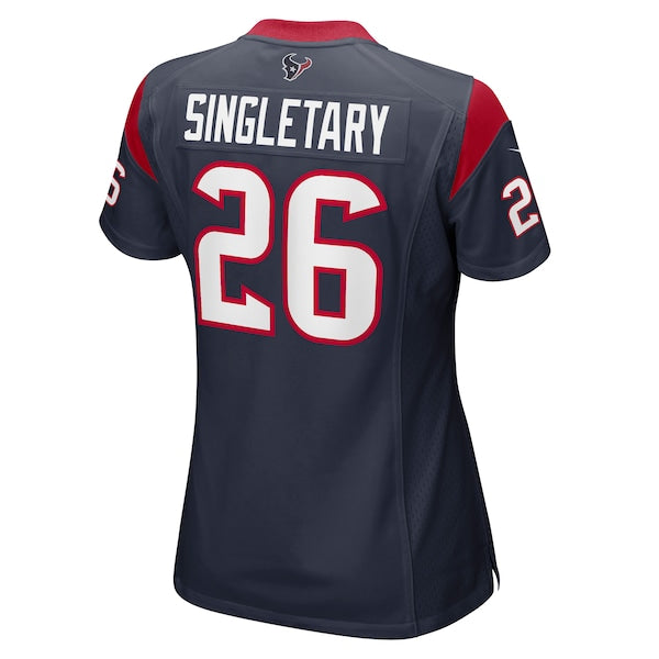 Devin Singletary Houston Texans Nike Women's Team Game Jersey - Navy - Image 3