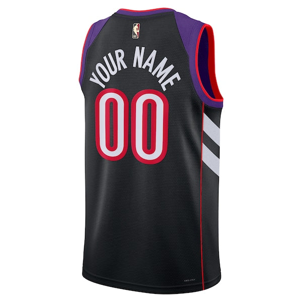 Toronto Raptors Nike Unisex Adult Swingman Custom Jersey - Classic Edition - Purple - Image 3