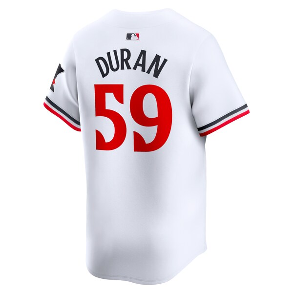 Jhoan Duran Minnesota Twins Nike Home Limited Player Jersey - White - Image 3