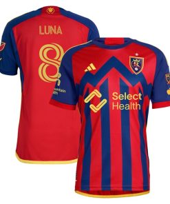 Diego Luna Real Salt Lake adidas 2024 Peak Utah Authentic Player Jersey?¨C Red