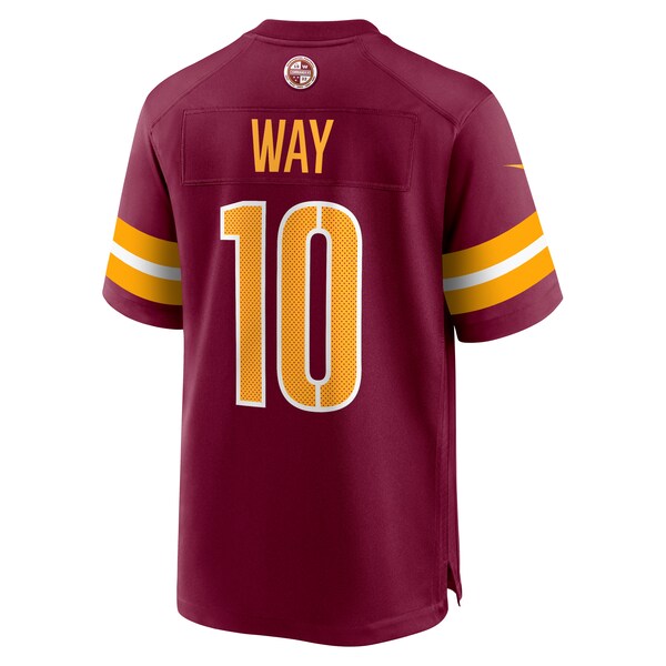 Tress Way Washington Commanders Nike Game Jersey - Burgundy - Image 4
