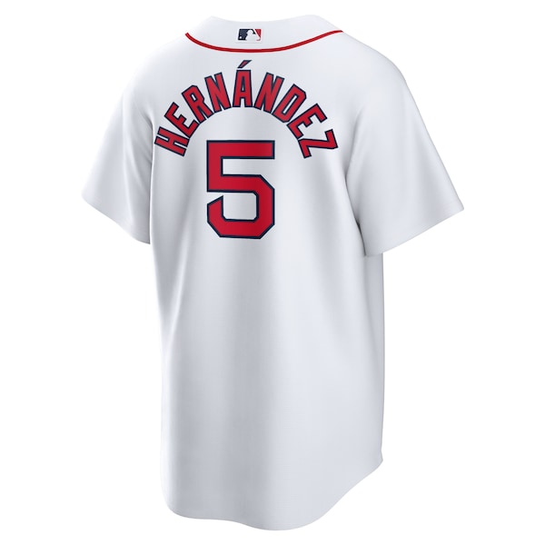 Enrique Hernandez Boston Red Sox Nike Home Official Replica Player Jersey - White - Image 4