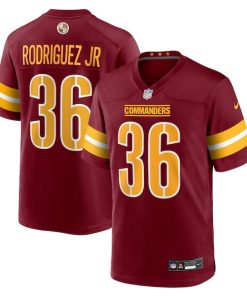 Chris Rodriguez Jr. Washington Commanders Nike Team Game Jersey -  Burgundy