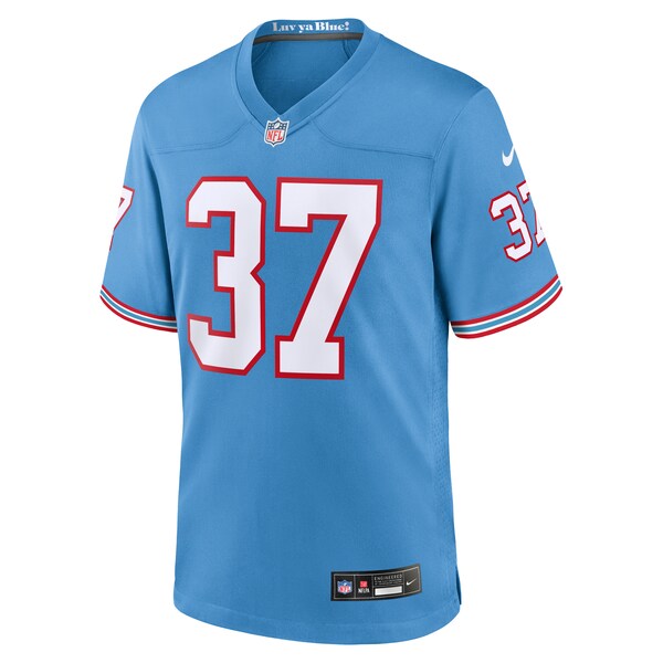 Amani Hooker Tennessee Titans Nike Oilers Throwback Player Game Jersey - Light Blue - Image 2