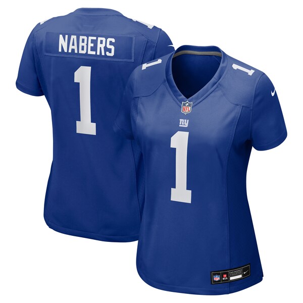 Malik Nabers New York Giants Nike Women's Game Jersey - Royal - Image 2