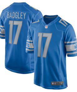 Michael Badgley Detroit Lions Nike Home Game Player Jersey - Blue