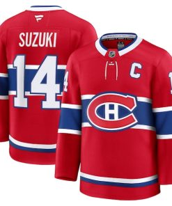 Nick Suzuki Montreal Canadiens  Home Premium Jersey - Red