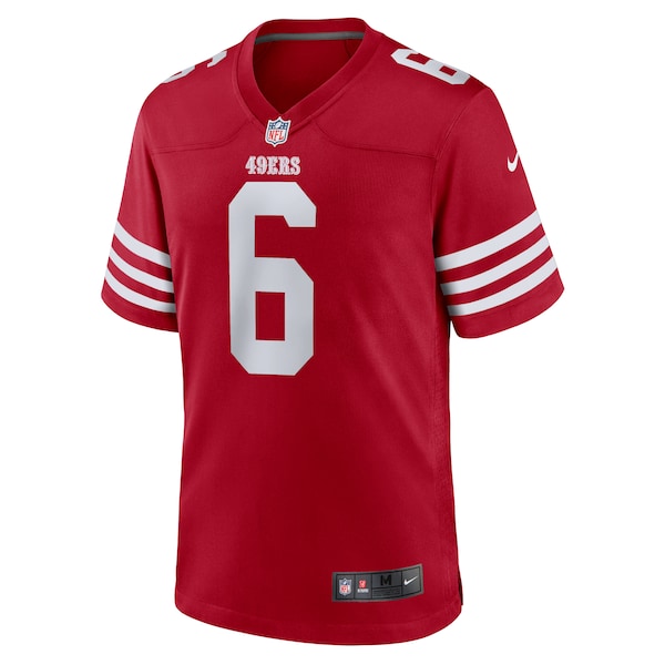 Malik Mustapha San Francisco 49ers Nike Game Jersey - Scarlet - Image 3