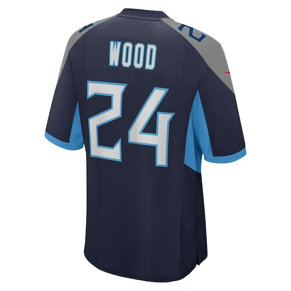 Julius Wood Tennessee Titans Nike Game Jersey - Navy - Image 3