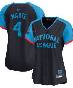Ketel Marte National League Nike Women's 2024 MLB All-Star Game Limited Player Jersey - Navy