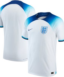 Custom England National Team Nike 2022/23 Home Authentic Blank Jersey - White