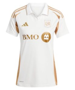 Alternative view of LAFC adidas Women's 2025 Secondary Replica Jersey - White