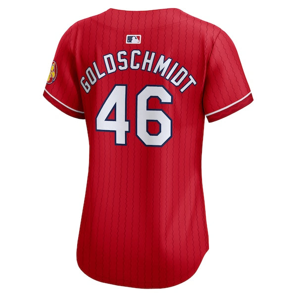 Paul Goldschmidt St. Louis Cardinals Nike Women's 2024 City Connect Limited Player Jersey - Red - Image 3