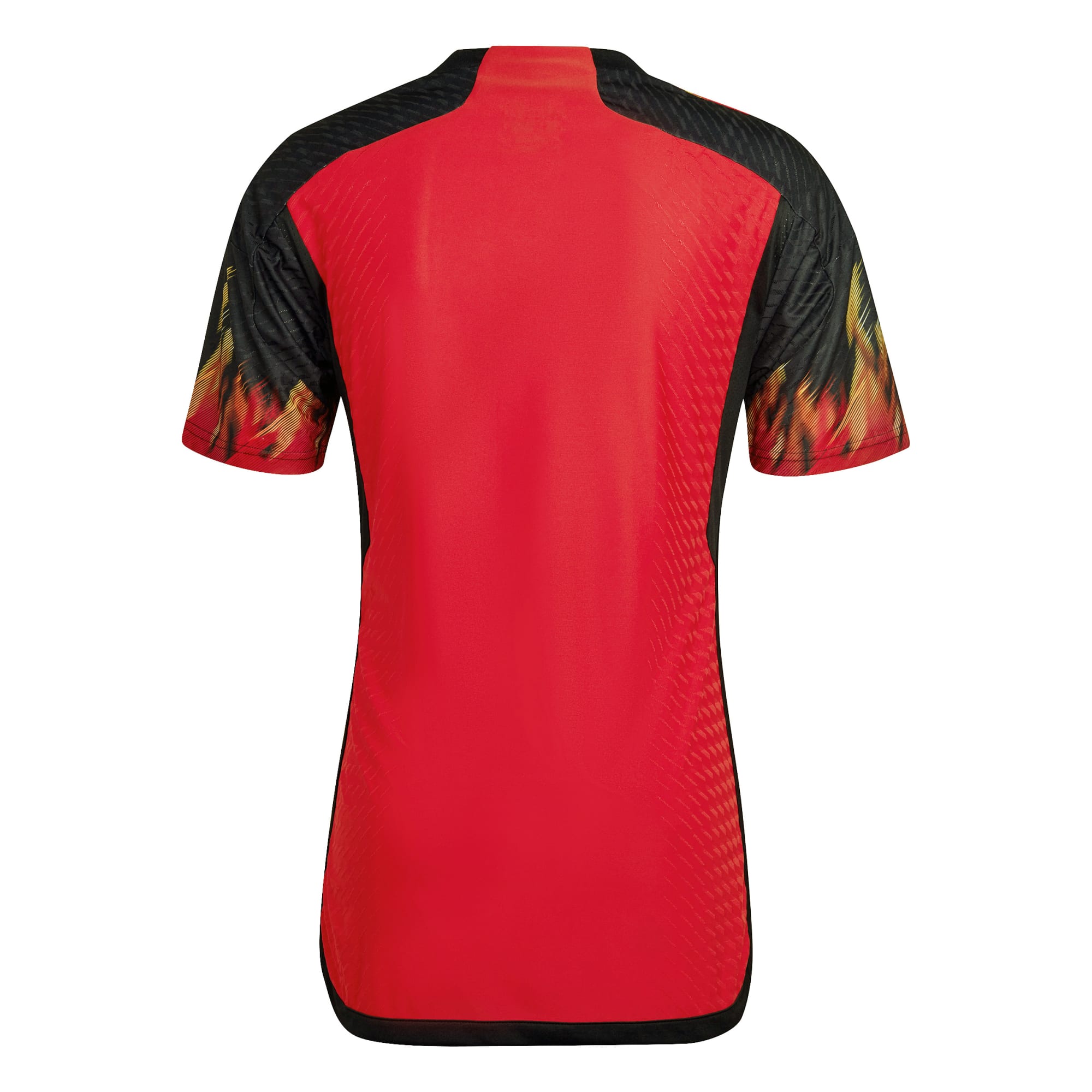 Custom Belgium National Team adidas 2022/23 Home Authentic Jersey - Red - Image 3