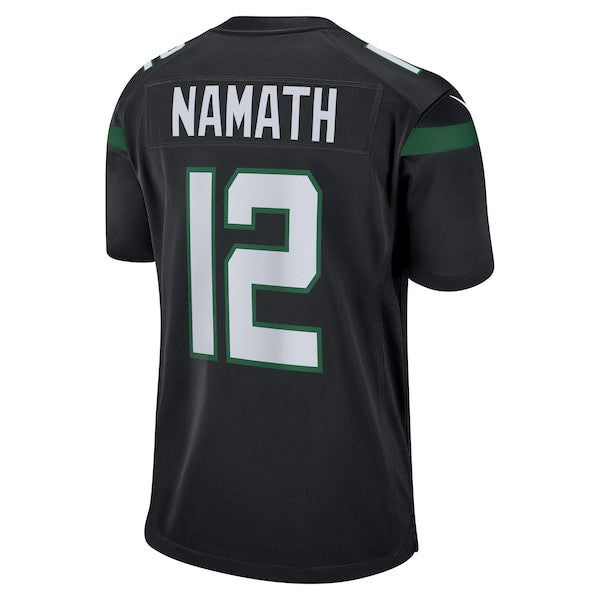 Joe Namath New York Jets Nike Retired Player Jersey - Black - Image 3