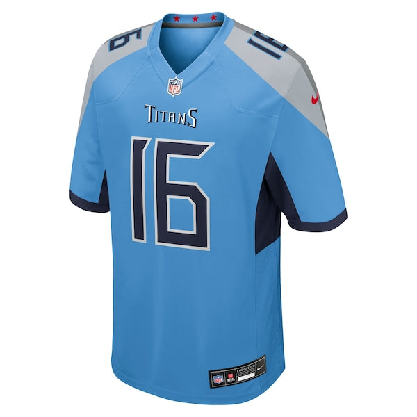 Treylon Burks Tennessee Titans Nike Team Game Jersey - Light Blue - Image 2