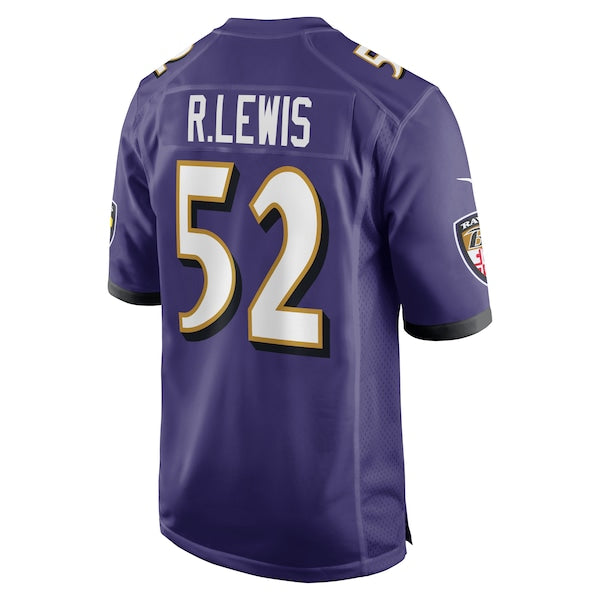 Ray Lewis Baltimore Ravens Nike Retired Player Game Jersey - Purple - Image 3