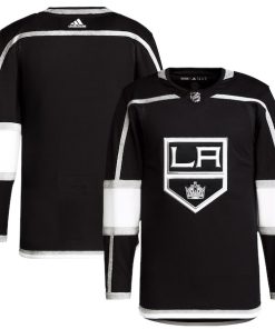 Los Angeles Kings adidas Men's Home Primegreen Authentic Blank Jersey - Black
