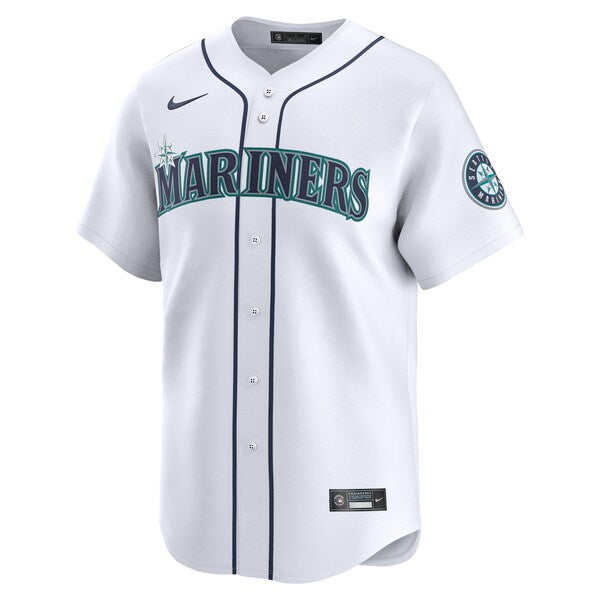 Seattle Mariners Nike Youth Home Limited Custom Jersey - White - Image 2
