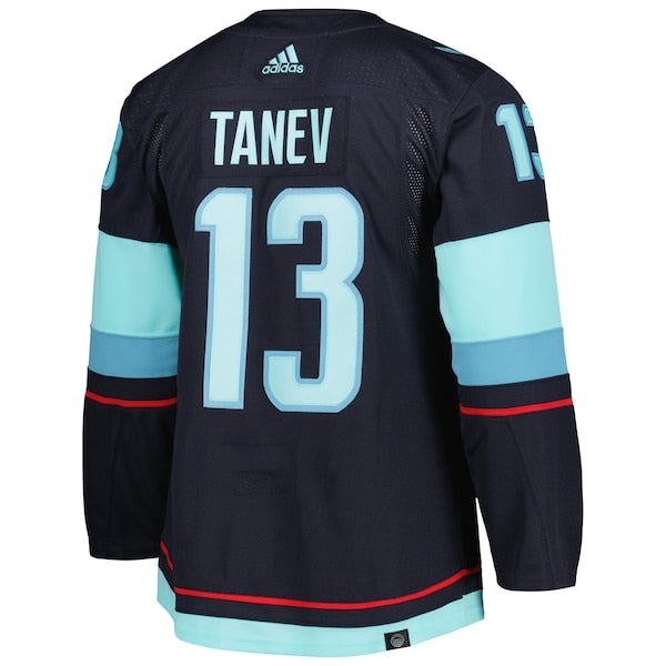 Brandon Tanev Seattle Kraken adidas Home Primegreen Authentic Player Jersey - Navy - Image 3