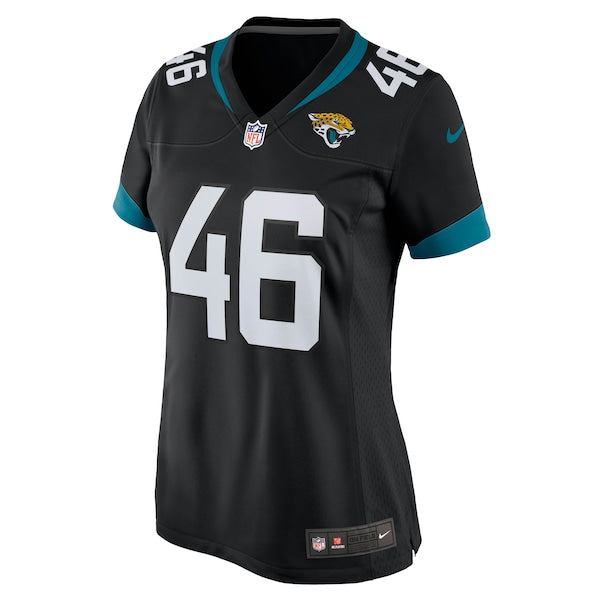 Ross Matiscik Jacksonville Jaguars Nike Women's Game Jersey - Black/Teal - Image 3