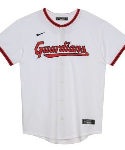 Alternative view of Cleveland Guardians Nike Preschool Home Blank Replica Jersey - White