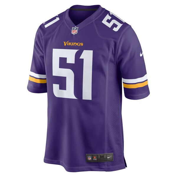 Benton Whitley Minnesota Vikings Nike Home Game Player Jersey - Purple - Image 2