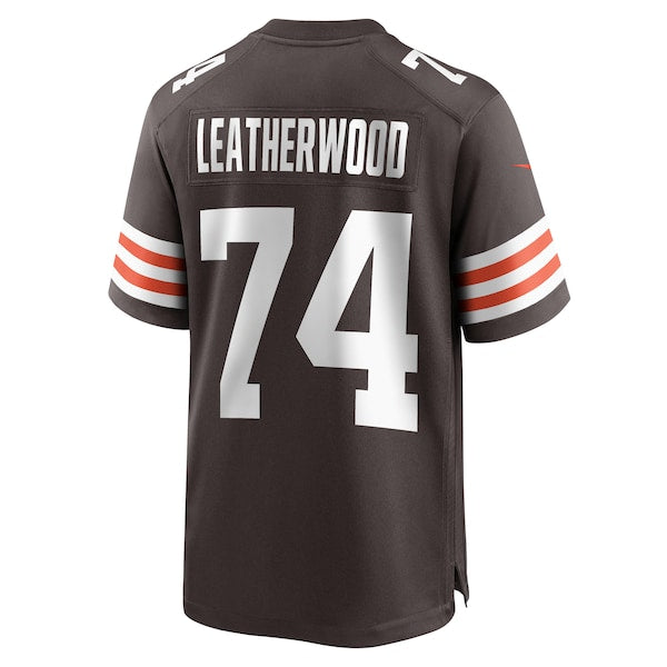 Alex Leatherwood Cleveland Browns Nike Team Game Jersey - Brown - Image 3