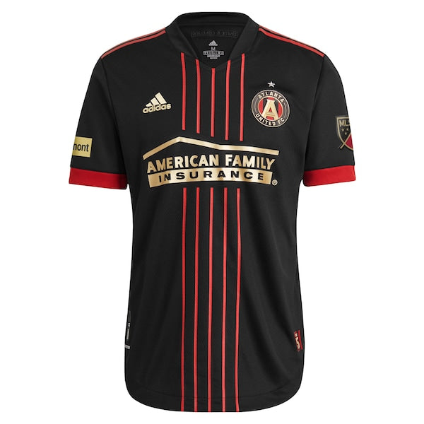 Miles Robinson Atlanta United FC adidas 2021 The BLVCK Kit Authentic Jersey - Image 2