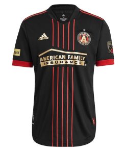 Alternative view of Josef Mart¨ªnez Atlanta United FC adidas 2021 The BLVCK Kit Authentic Jersey - Black