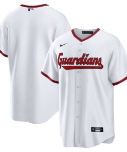 Cleveland Guardians Nike Home Replica Jersey - White/Red