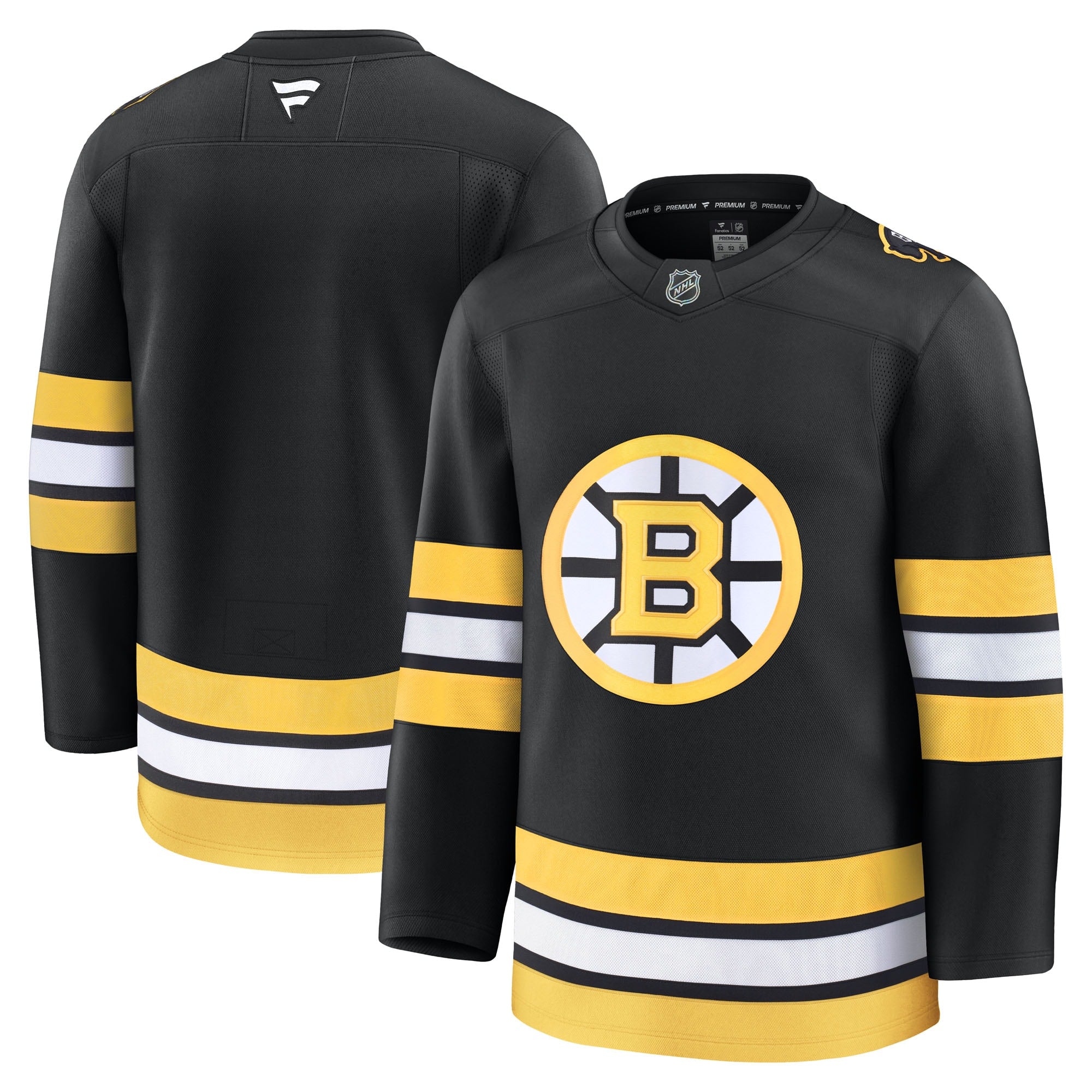 Boston Bruins Away Premium Jersey - White/Black - Image 6