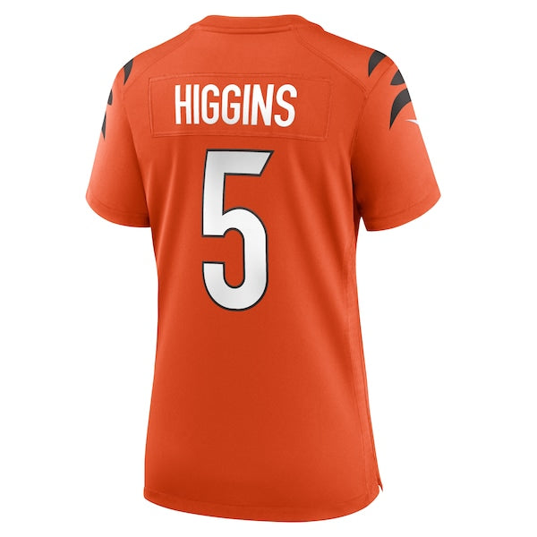 Tee Higgins Cincinnati Bengals Nike Women's Alternate Game Player Jersey - Orange/Black - Image 4