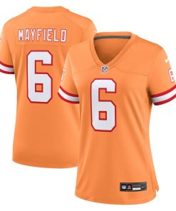 Baker Mayfield Tampa Bay Buccaneers Nike Women's Throwback Game Jersey - Orange