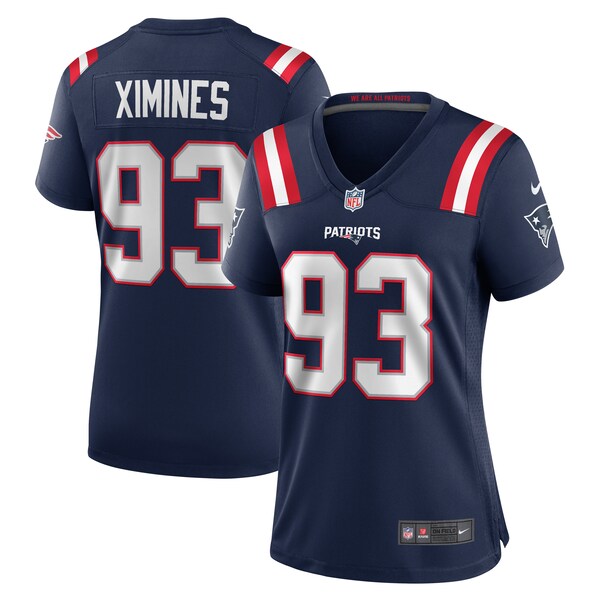 Oshane Ximines New England Patriots Nike Women's Game Jersey - Navy - Image 2