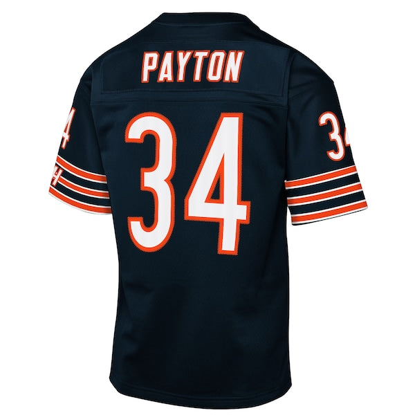 Walter Payton Chicago Bears Youth 1985 Throwback Fashion Jersey - Navy - Image 3