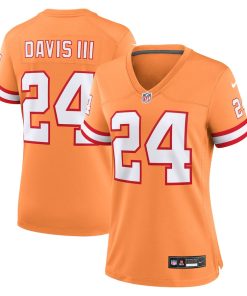 Carlton Davis III Tampa Bay Buccaneers Nike Women's Throwback Game Jersey - Orange
