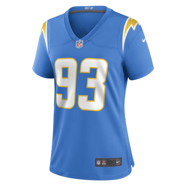 Otito Ogbonnia Los Angeles Chargers Nike Women's Game Player Jersey - Powder Blue - Image 2