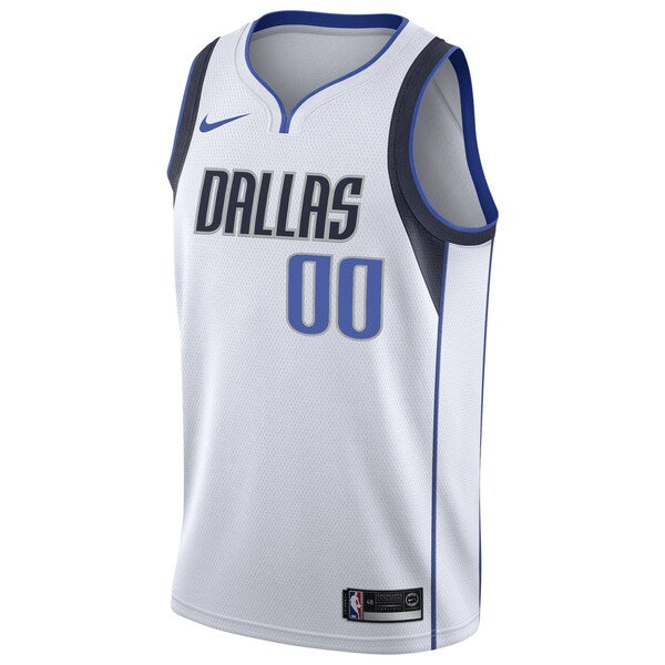 Dallas Mavericks Nike 2020/21 Swingman Custom Jersey - Association Edition - White - Image 2