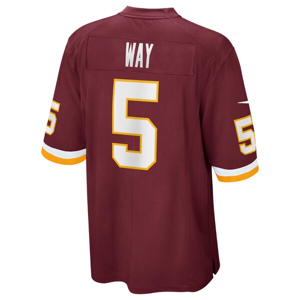 Tress Way Washington Football Team Nike Game Jersey - Burgundy - Image 3