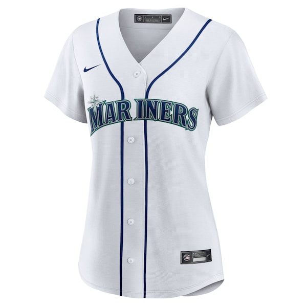 Julio Rodriguez Seattle Mariners Nike Women's Home Replica Player Jersey - White - Image 2