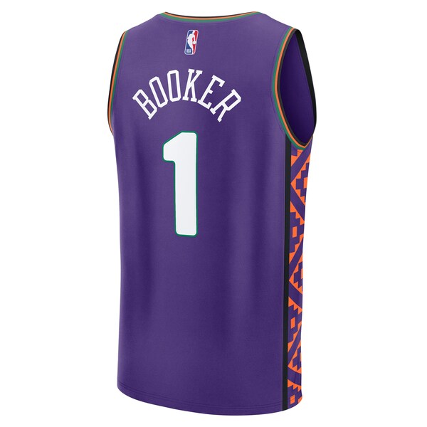 Devin Booker Phoenix Suns Youth 2024/25 Fast Break Player Jersey - City Edition - Purple - Image 3