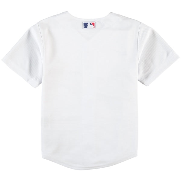 Los Angeles Dodgers Nike Preschool Home Replica Team Jersey - White - Image 3
