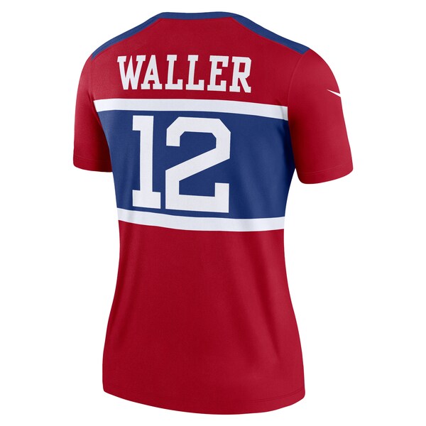 Darren Waller New York Giants Nike Women's Alternate Legend Player Performance Top - Red - Image 3