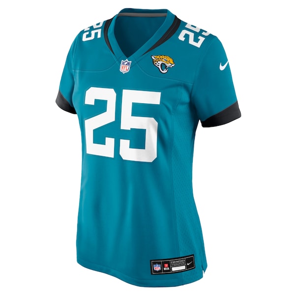 Rayuan Lane III Jacksonville Jaguars Nike Women's Team Game Jersey - Teal - Image 2